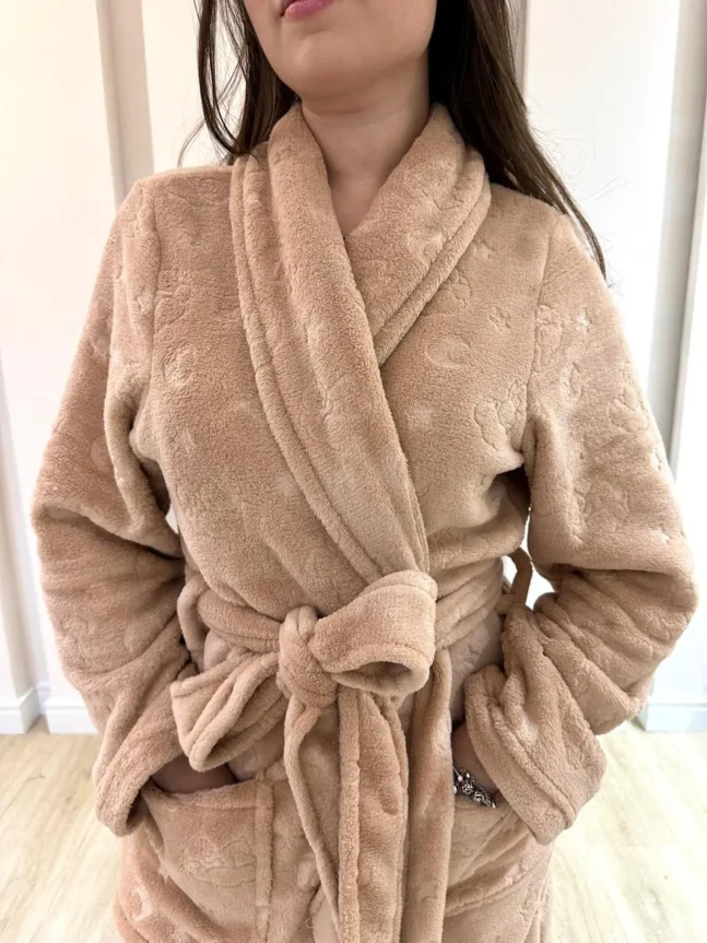 Roupão Fleece Mel